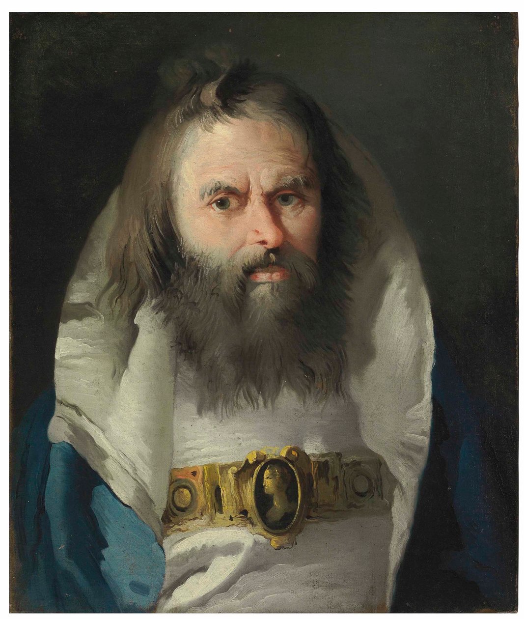 Retrato de un hombre de Lorenzo Baldissera Tiepolo