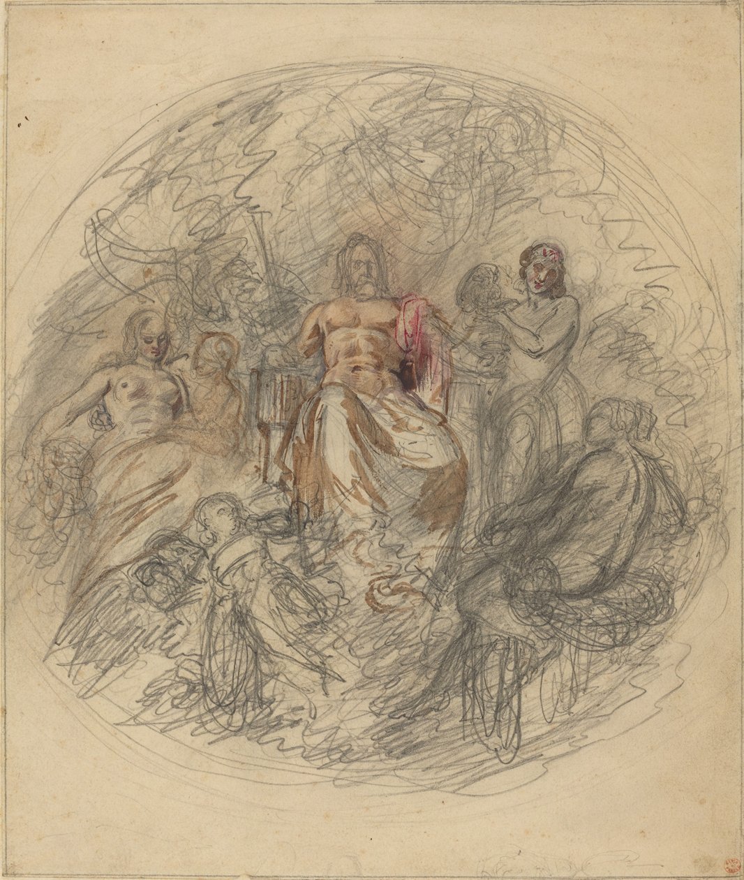 Estudio de Júpiter y Tres Diosas de Lorenzo Bartolini