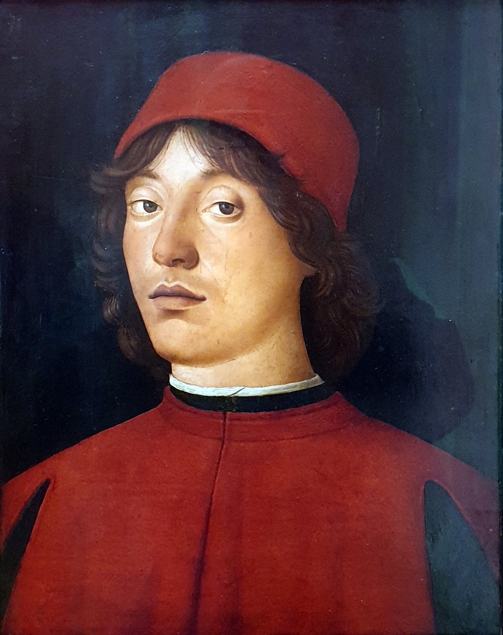 Alemán: Bildnis eines jungen Mannes Retrato de un joven de Lorenzo Costa