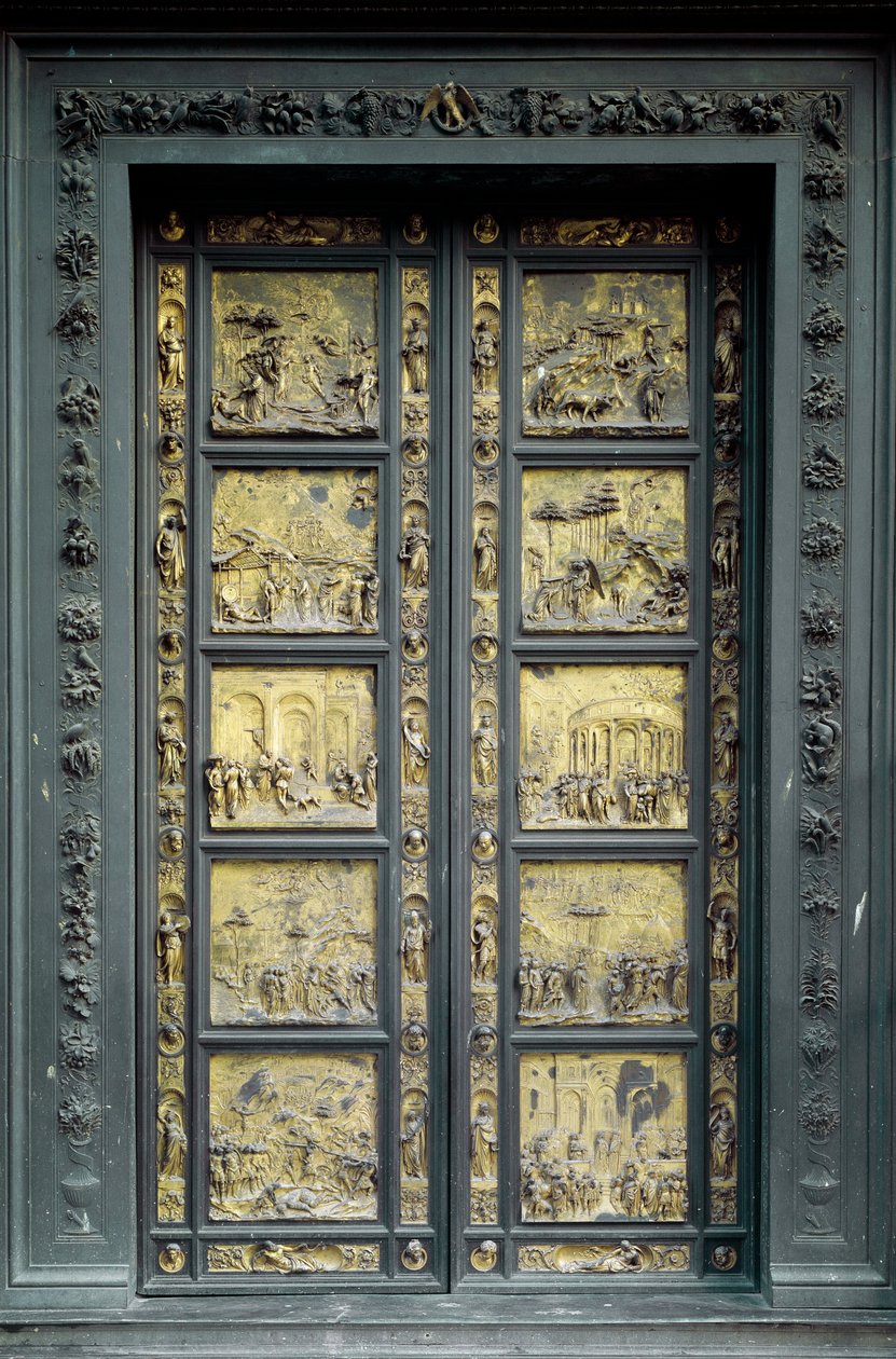 Puerta del Paraíso, realizada por Lorenzo Ghiberti (1378-1443) de Lorenzo Ghiberti