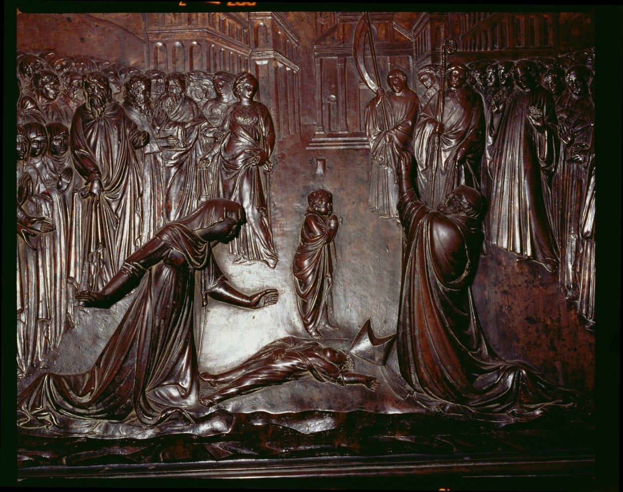 El Santuario de San Zenobio (detalle) de Lorenzo Ghiberti