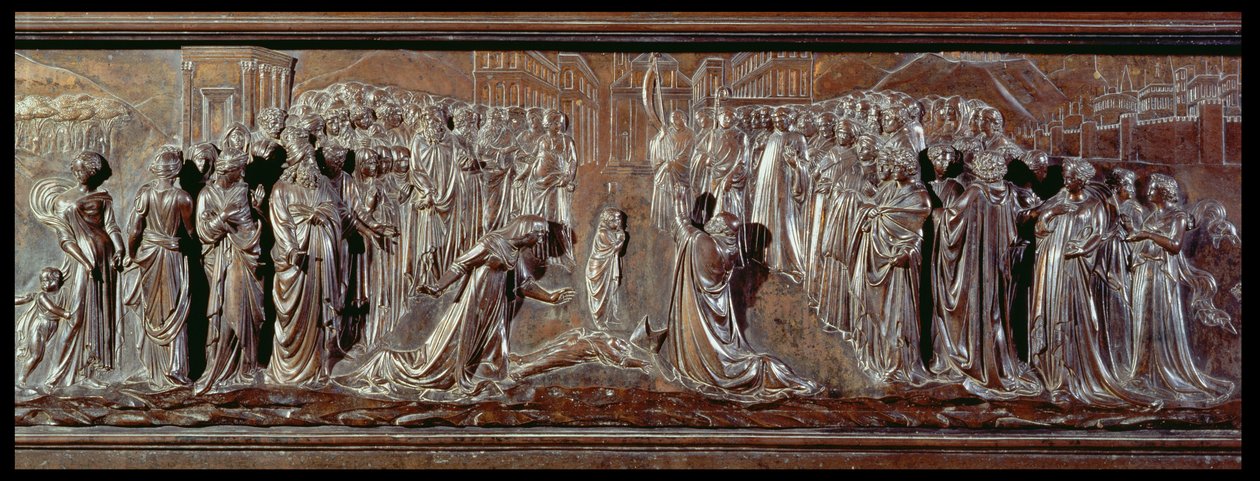 El Santuario de San Zenobio (detalle) de Lorenzo Ghiberti