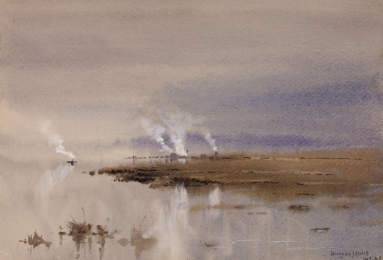 Boceto en el Potomac de Lorenzo J. Hatch