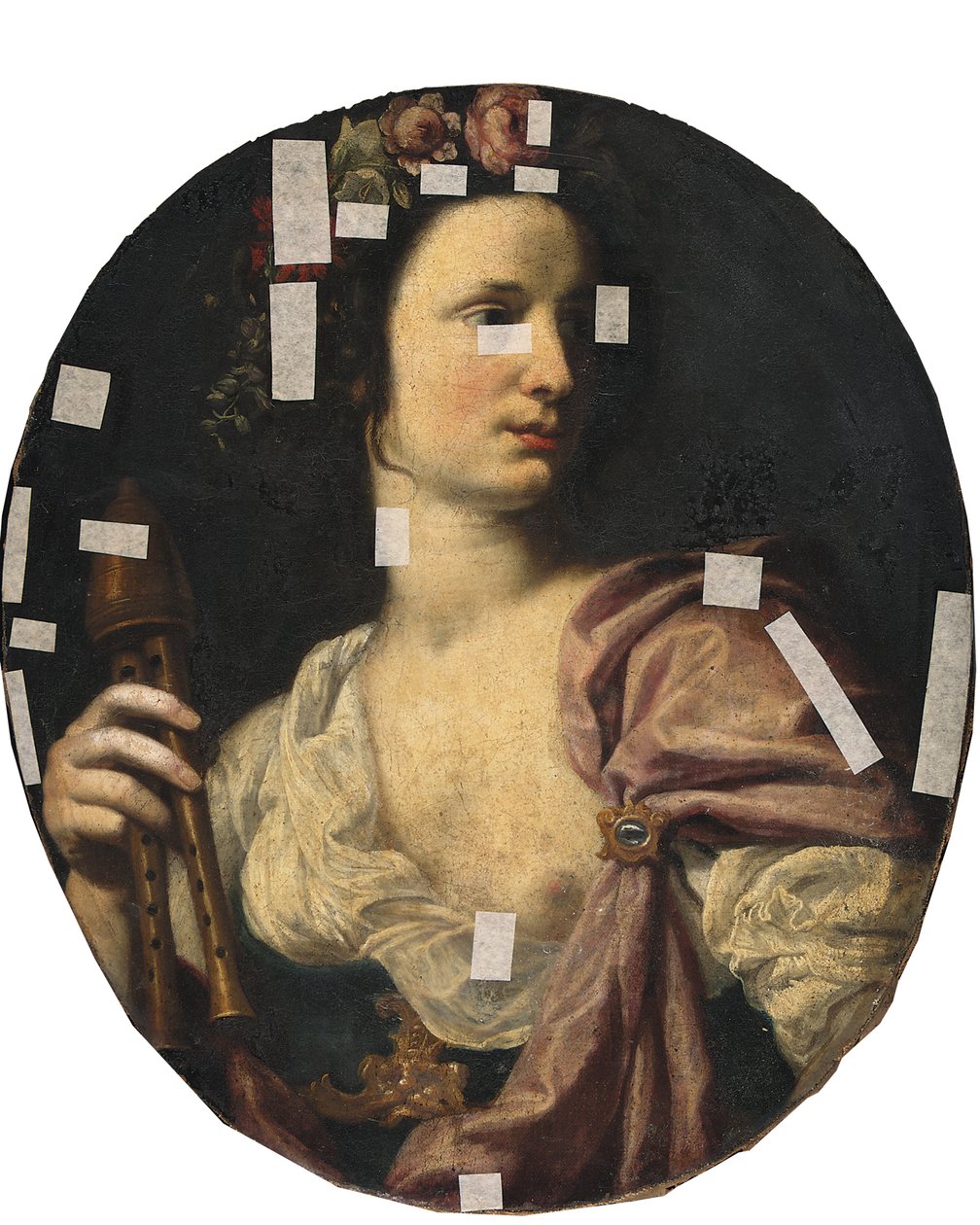 La musa Euterpe de Lorenzo Lippi