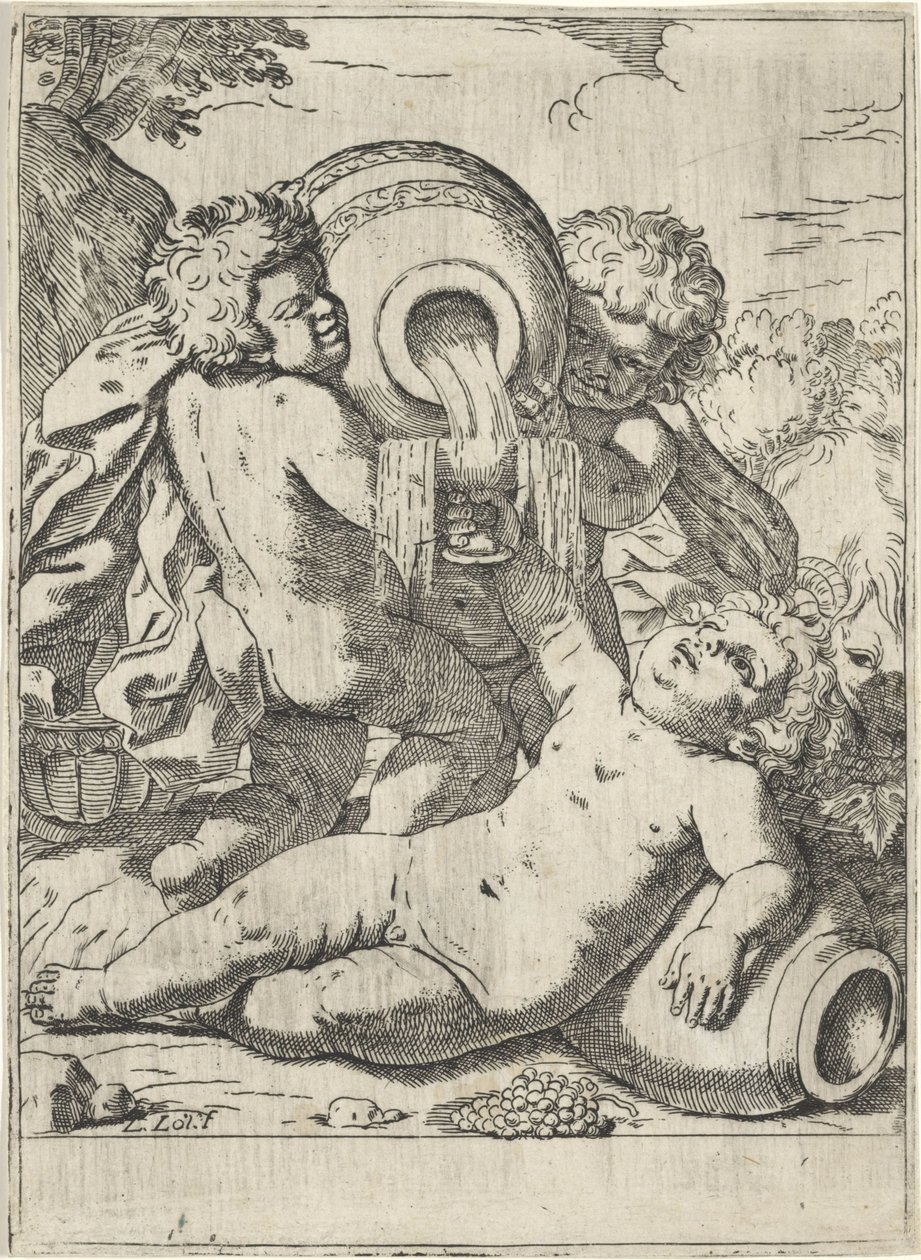 Bacanal de tres niños de Lorenzo Loli