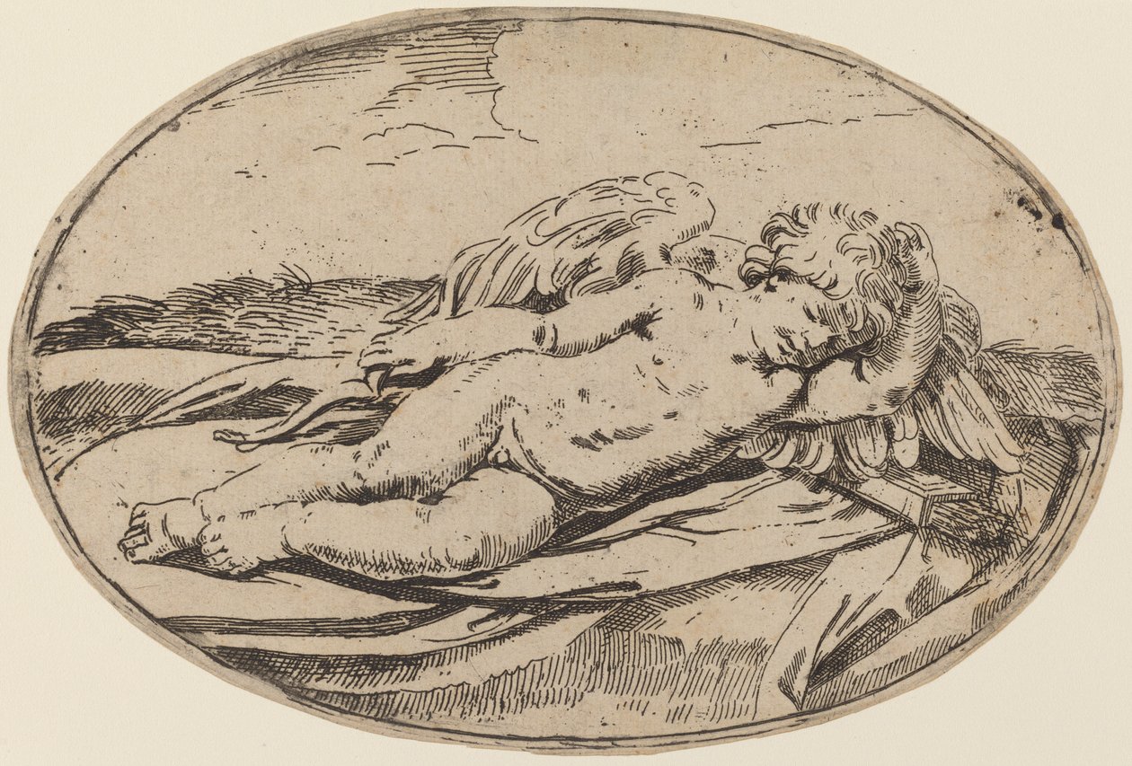 Cupido Durmiente de Lorenzo Loli after Guido Reni