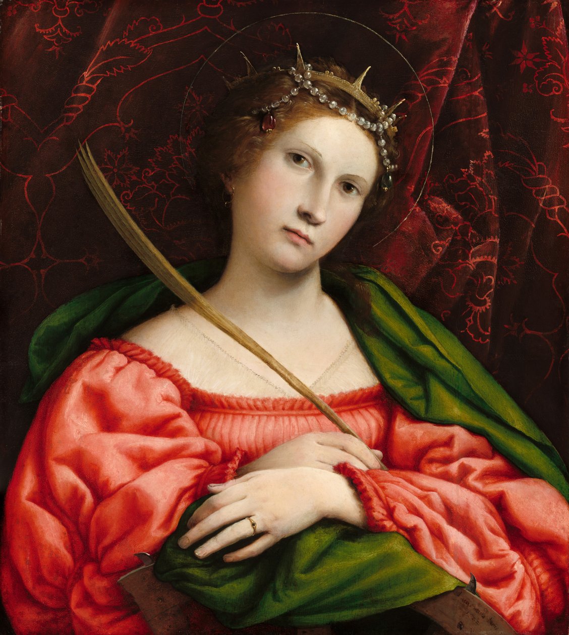 Santa Catalina, 1522 de Lorenzo Lotto