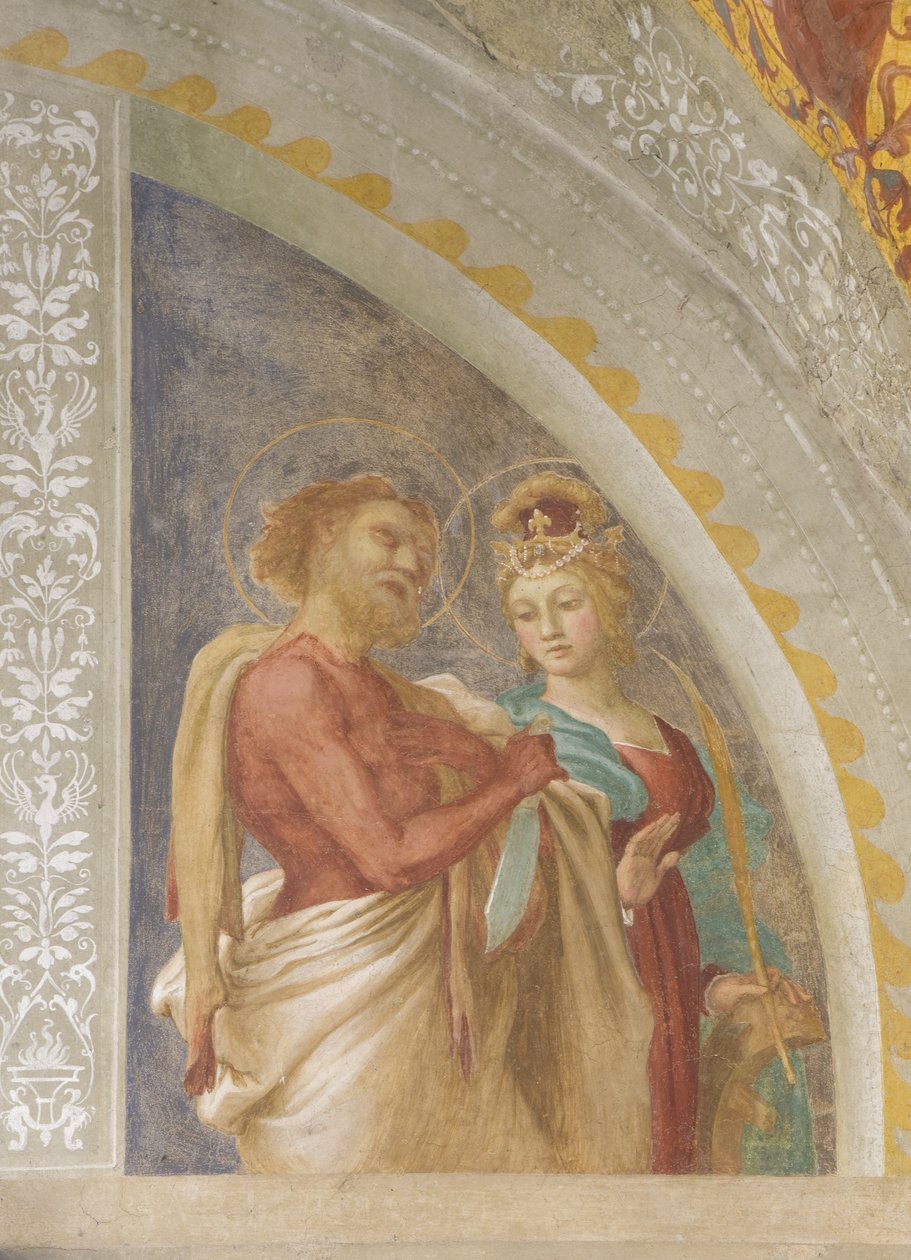 Santa Catalina de Alejandría y San Bartolomé de Lorenzo Lotto