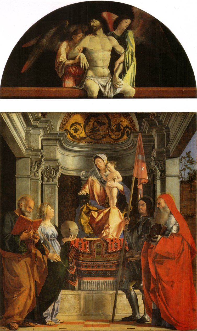 Retablo de Santa Cristina al Tiverone de Lorenzo Lotto