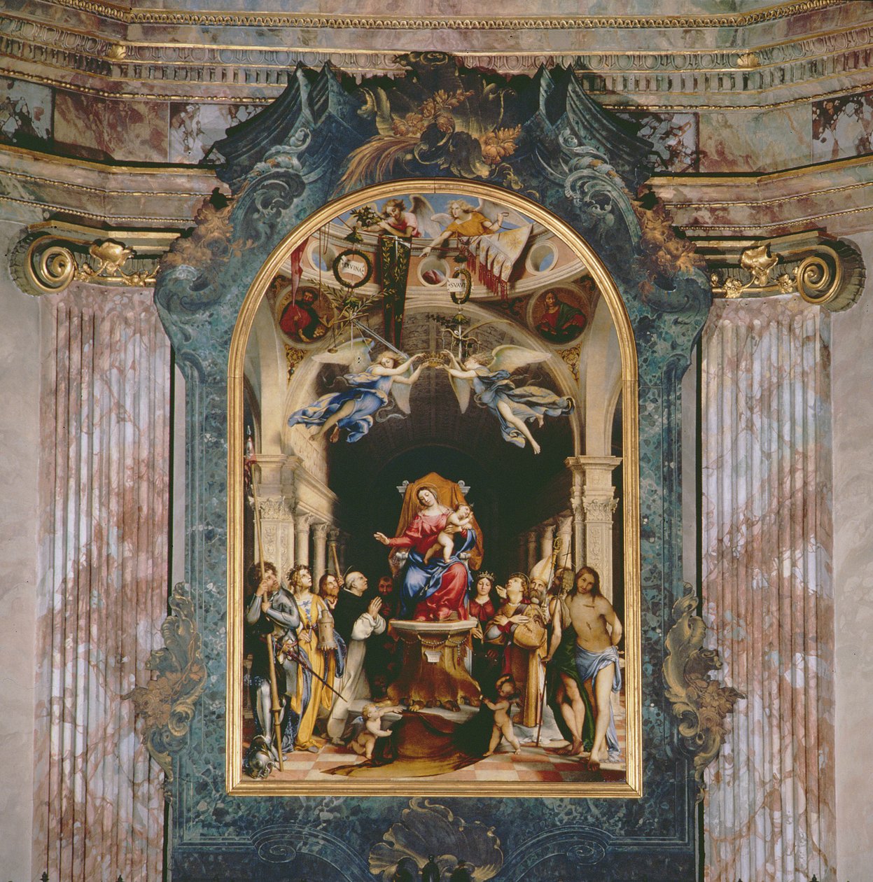 El retablo de Martinengo de Lorenzo Lotto