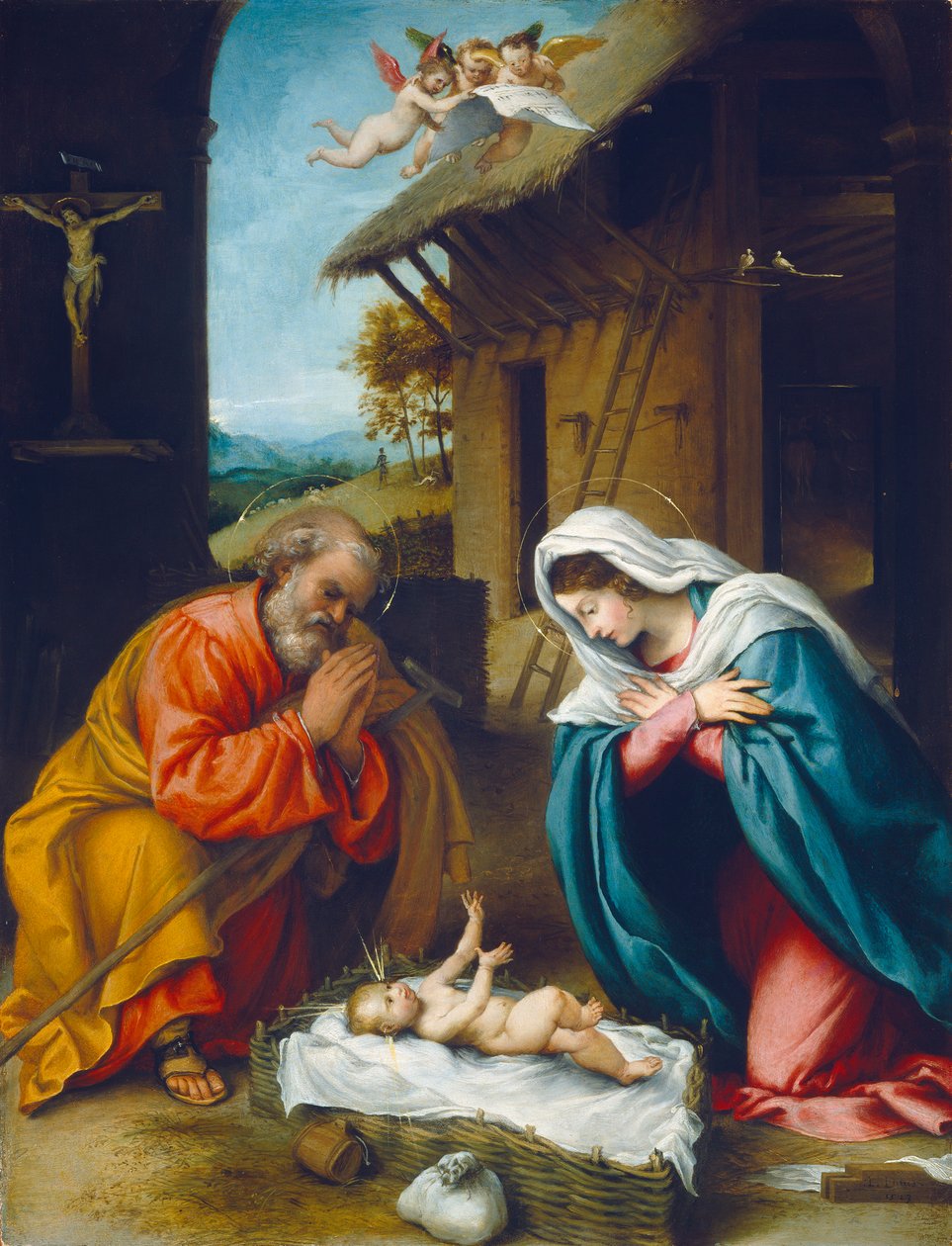 La Natividad de Lorenzo Lotto
