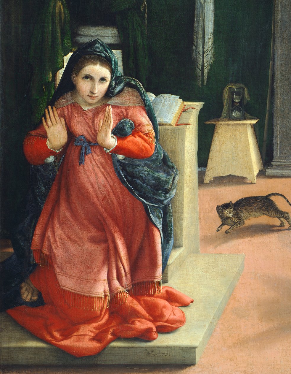 La Anunciación de Recanati, circa 1532 de Lorenzo Lotto