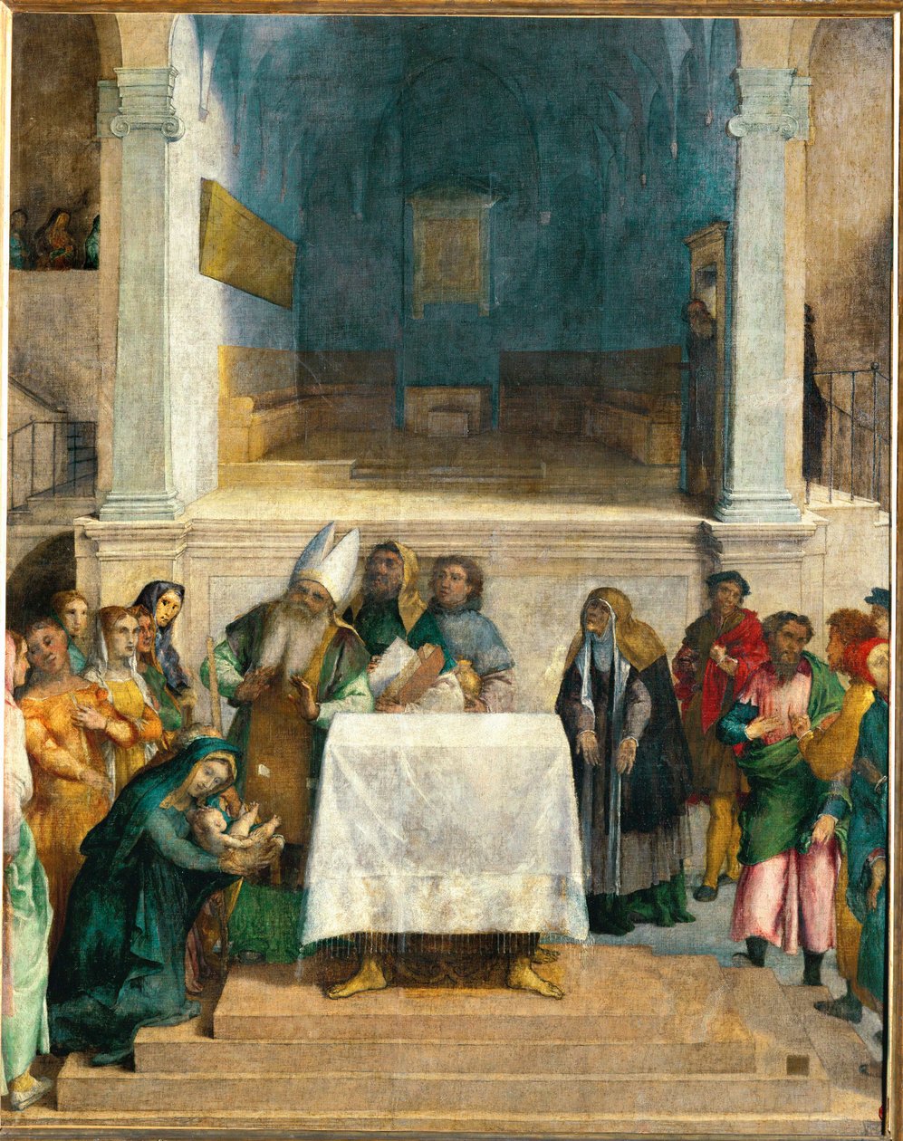La presentación en el templo de Lorenzo Lotto