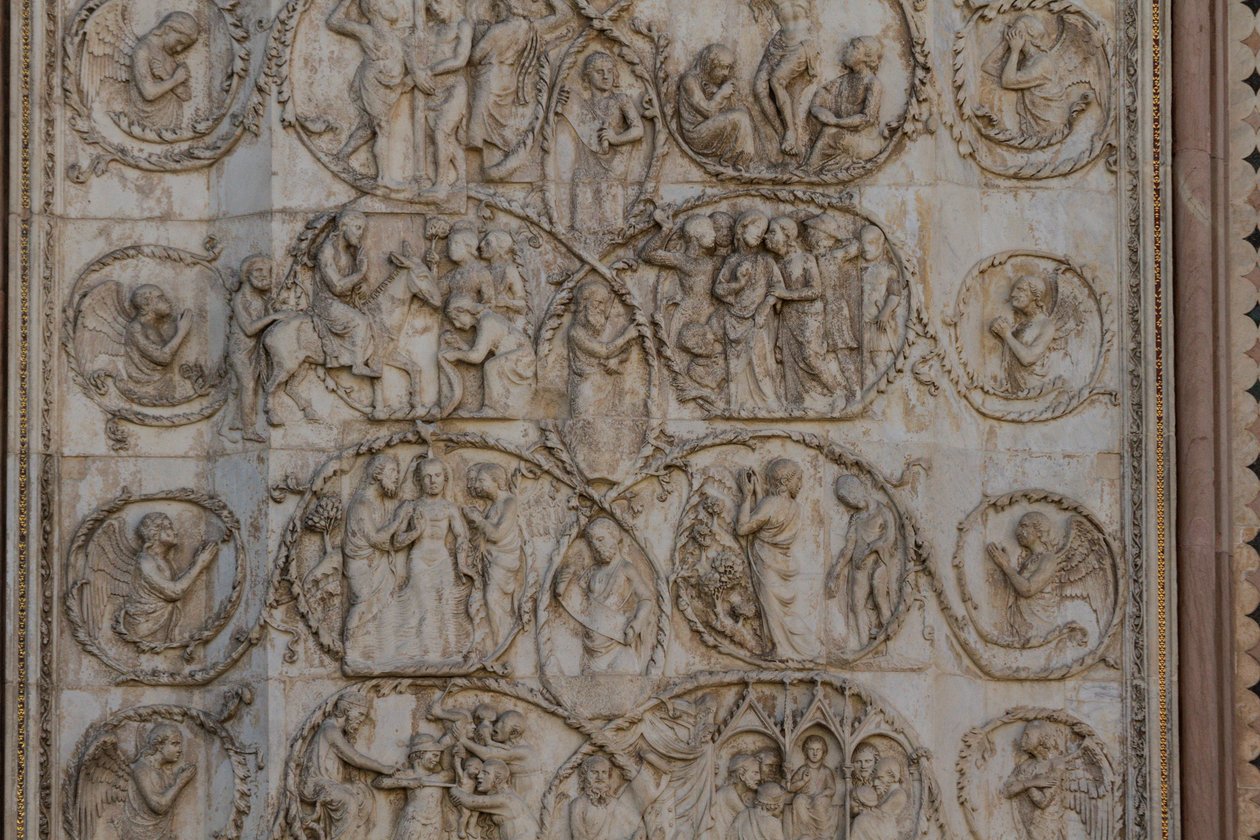 Escenas de la vida de Cristo, (detalle) de Lorenzo Maitani