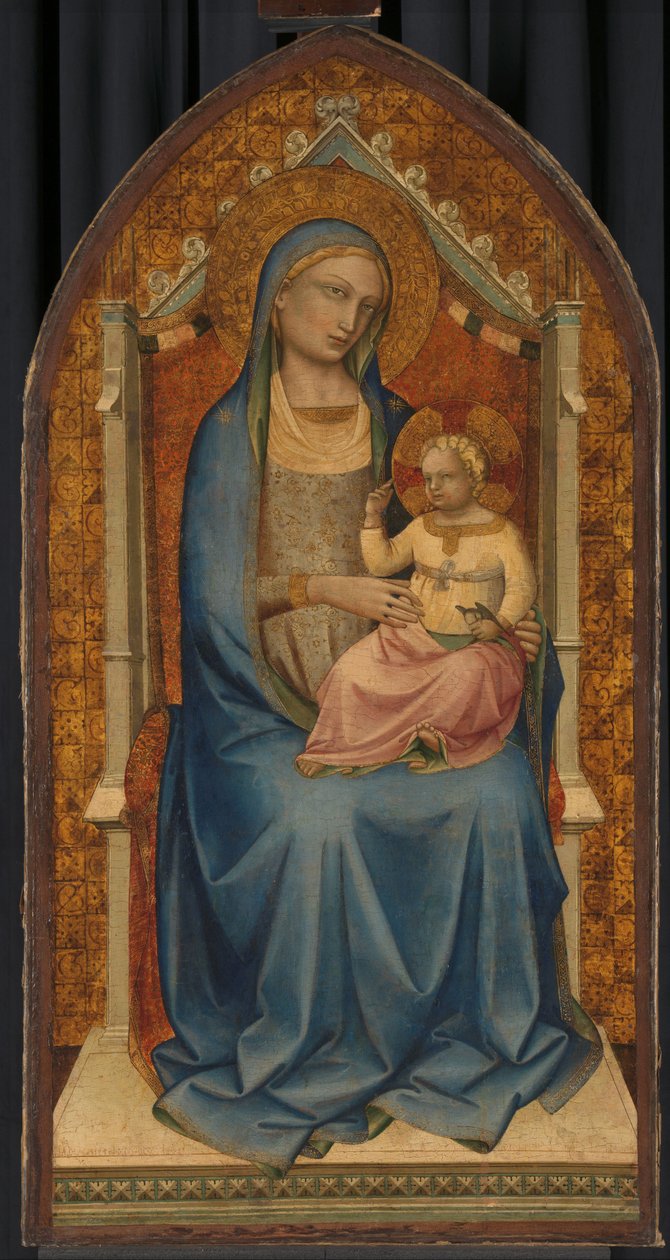 La Virgen y el Niño de Lorenzo Monaco (school of)