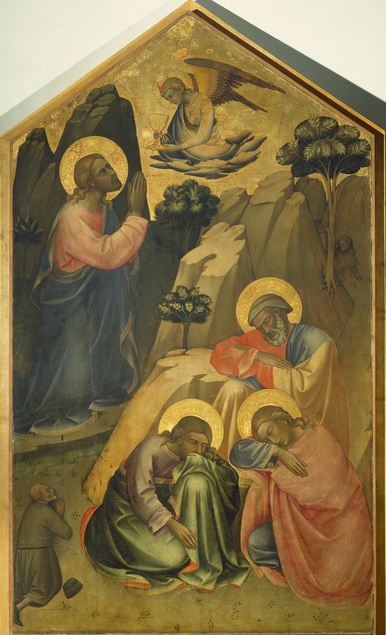 Agonía en el jardín, de Lorenzo Monaco (hacia 1370- 1425) de Lorenzo Monaco