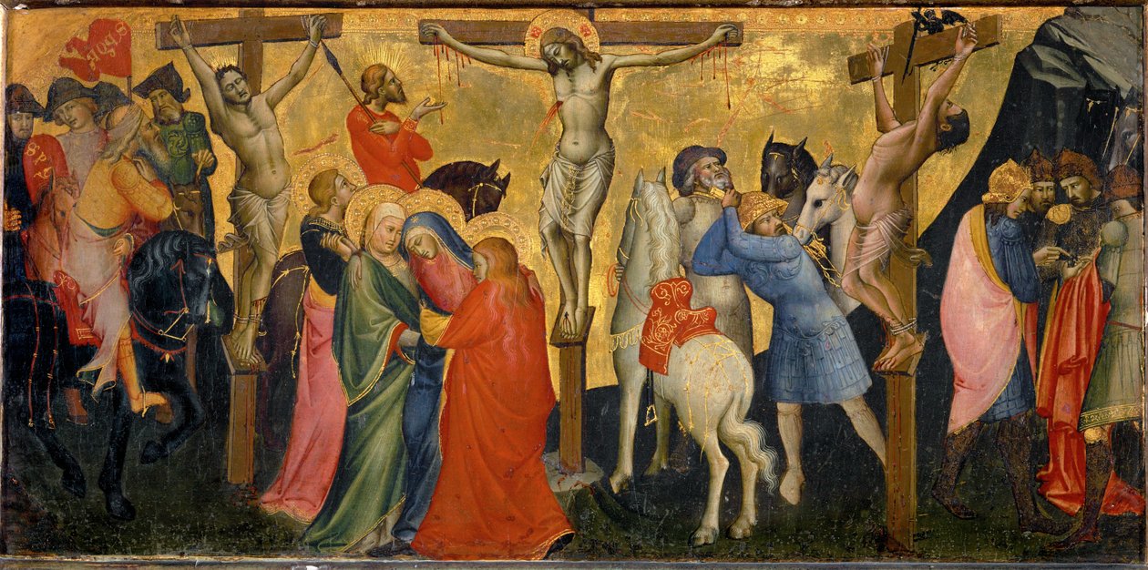 Crucifixión ... de Lorenzo Monaco