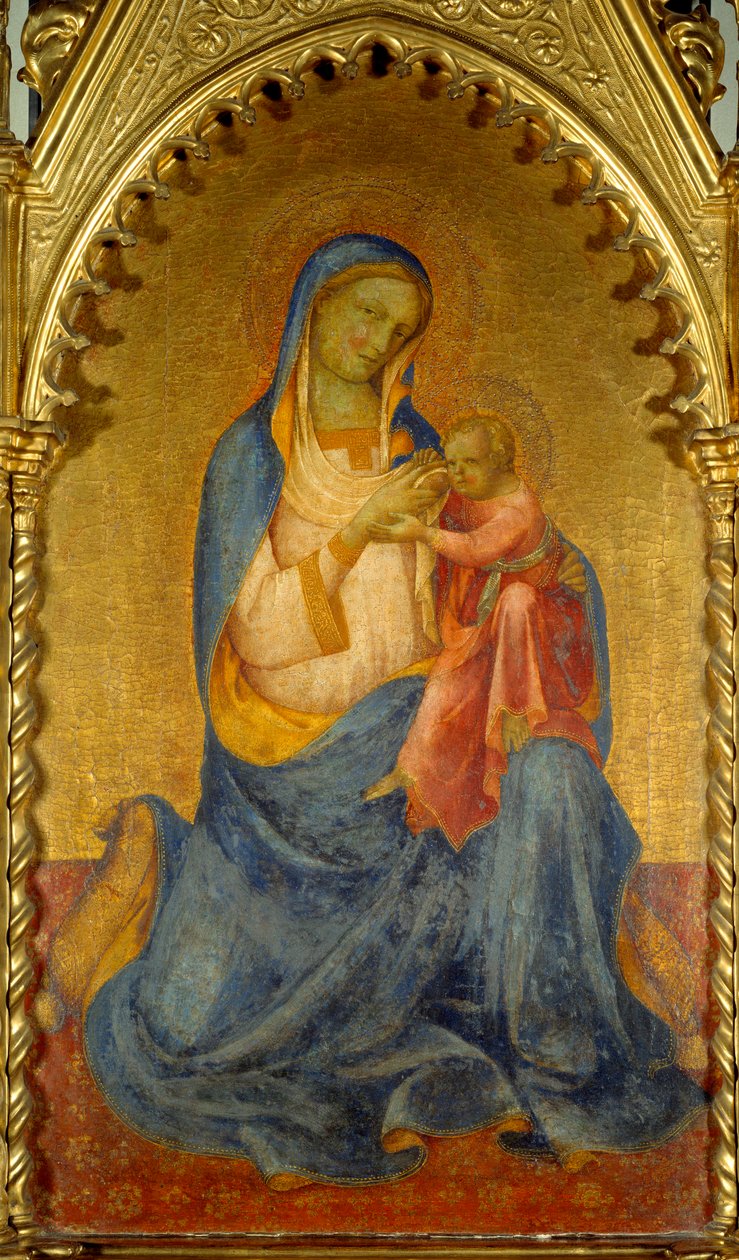 La Virgen y el Niño de Lorenzo Monaco