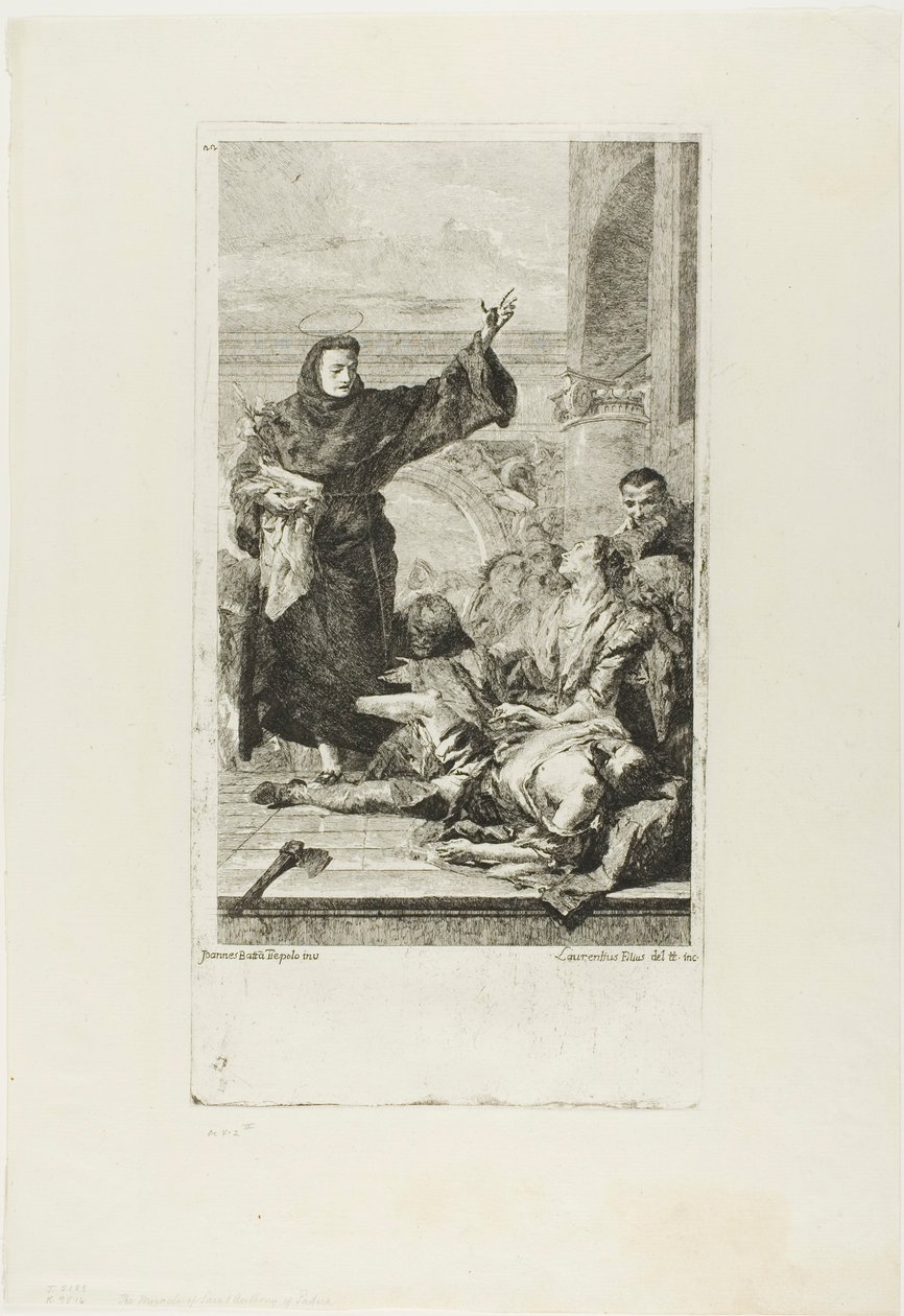 El milagro de San Antonio de Padua de Lorenzo Tiepolo