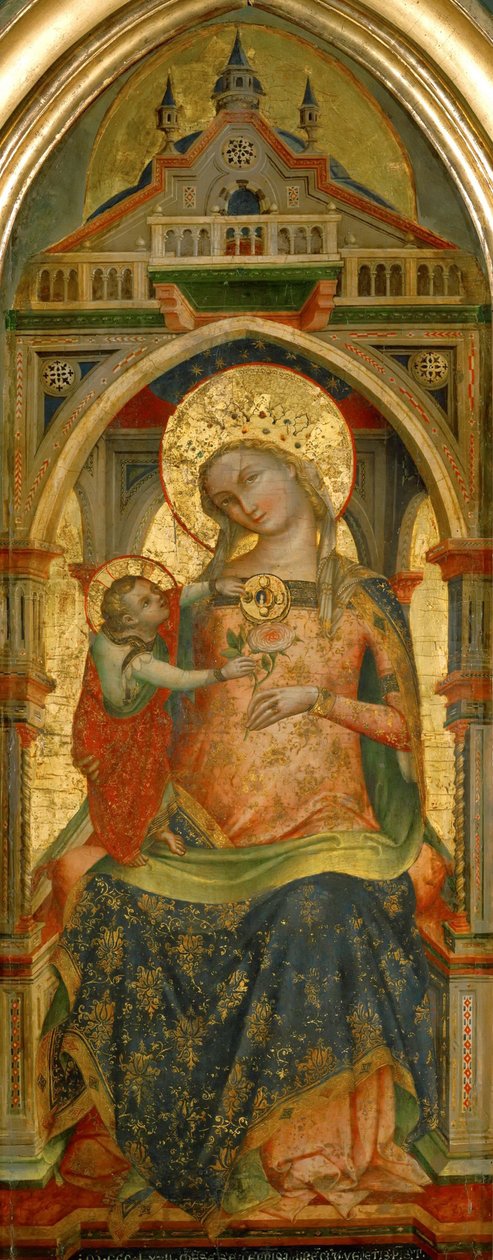 Madonna y niño, 1372 de Lorenzo Veneziano