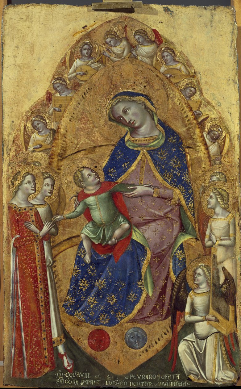 El matrimonio místico de Santa Catalina de Lorenzo Veneziano