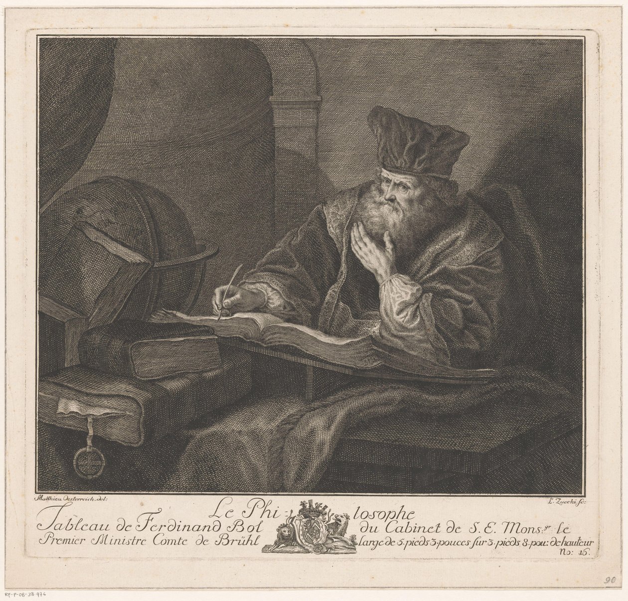 Filosof Le Philosophe (título sobre objeto) de Lorenzo Zucchi