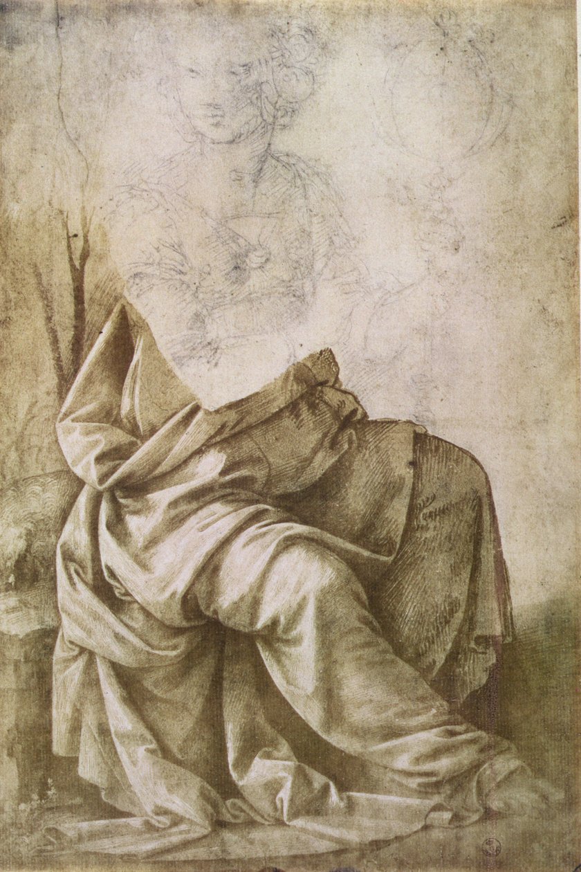 Estudio de una figura representando la Astronomía de Lorenzo di Credi