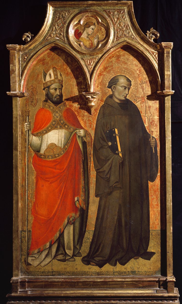 San Nicolás de Bari y San Francisco de Asís de Lorenzo di Niccolo Gerini