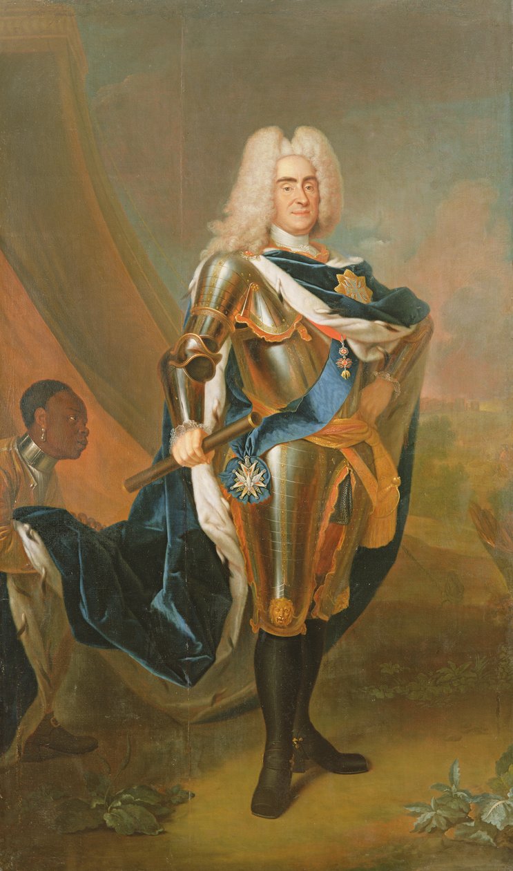 Rey Augusto II de Polonia, antes de 1730 de Louis de Silvestre