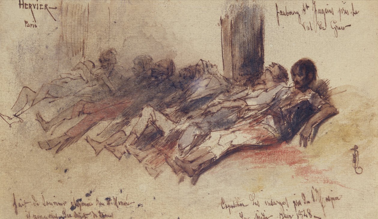 Víctimas de junio de 1848 de Louis Adolphe Hervier