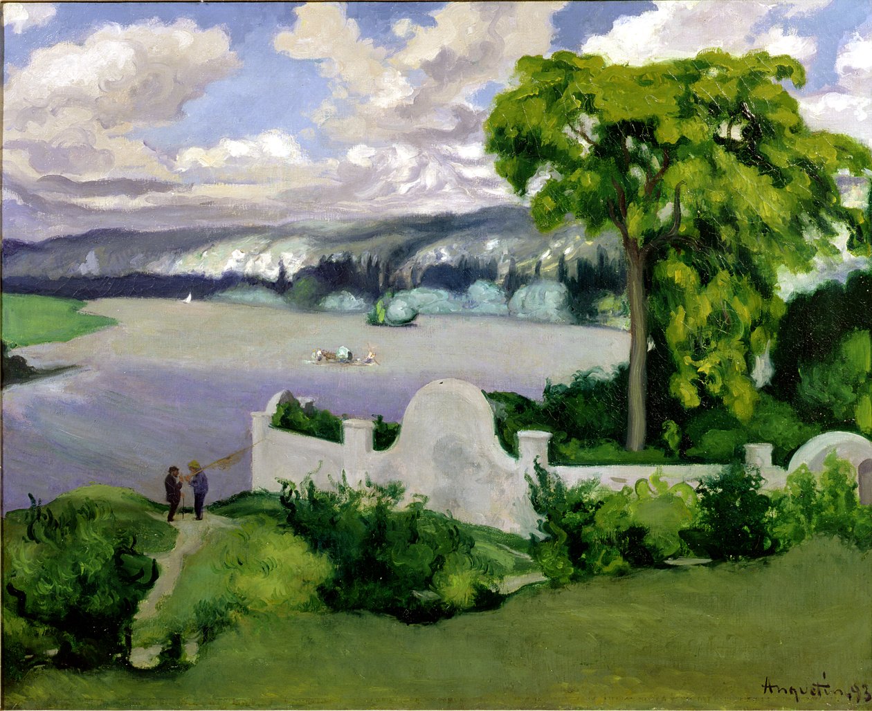 El Río Sena cerca de La Roche Guyon, 1893 de Louis Anquetin