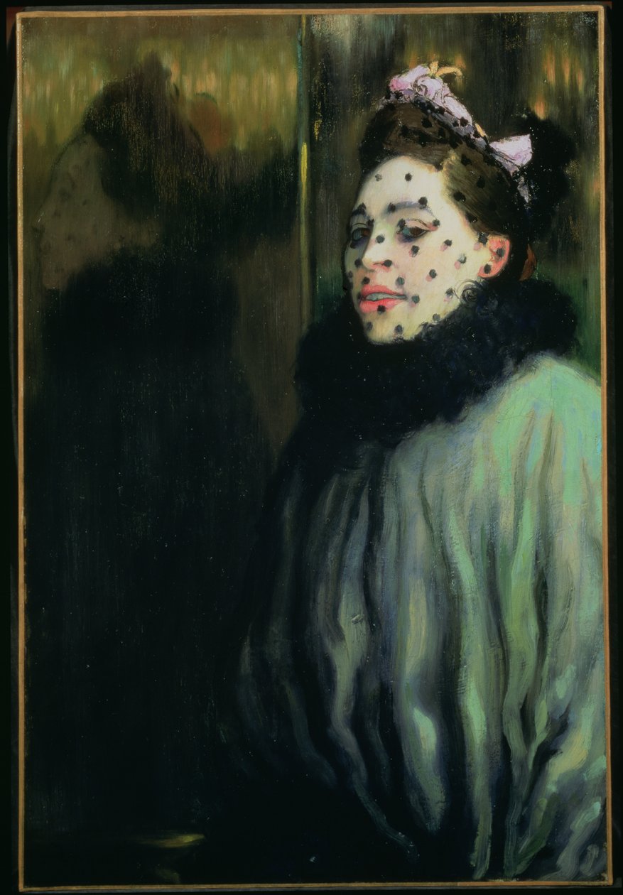 Mujer con velo, 1891 de Louis Anquetin