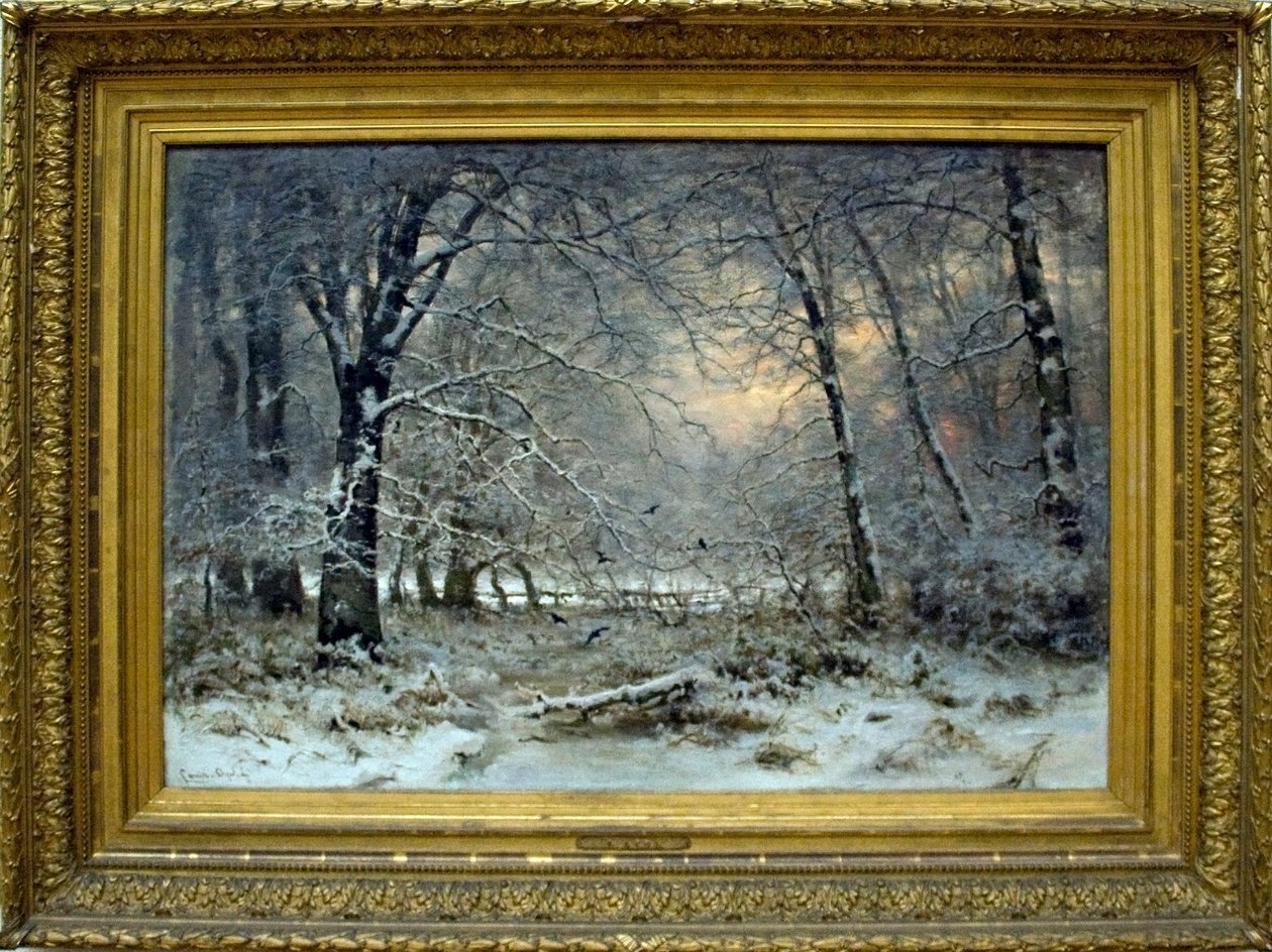 Bosque en invierno de Louis Apol