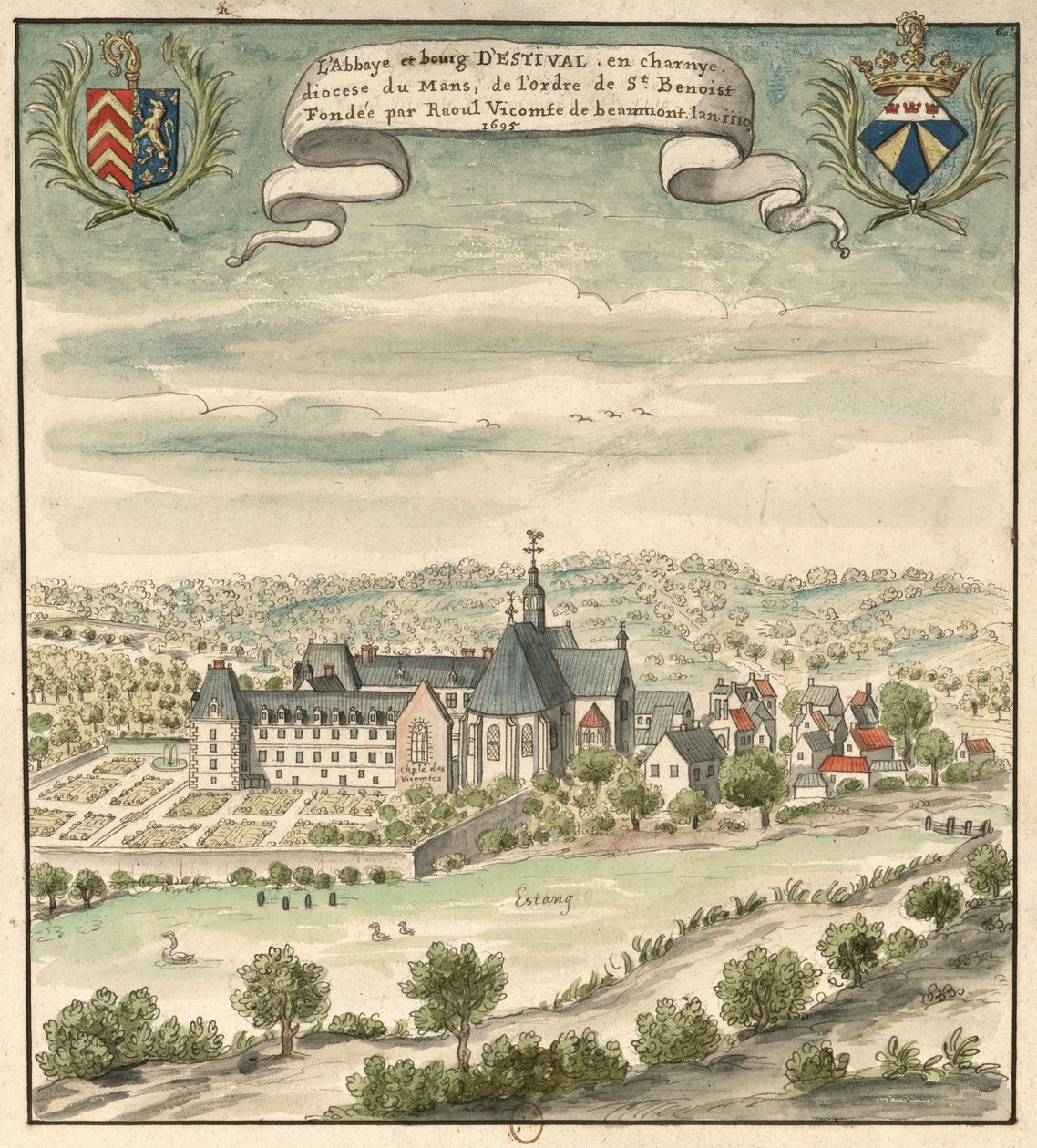 Biblioteca Nacional de Francia de Louis Boudan