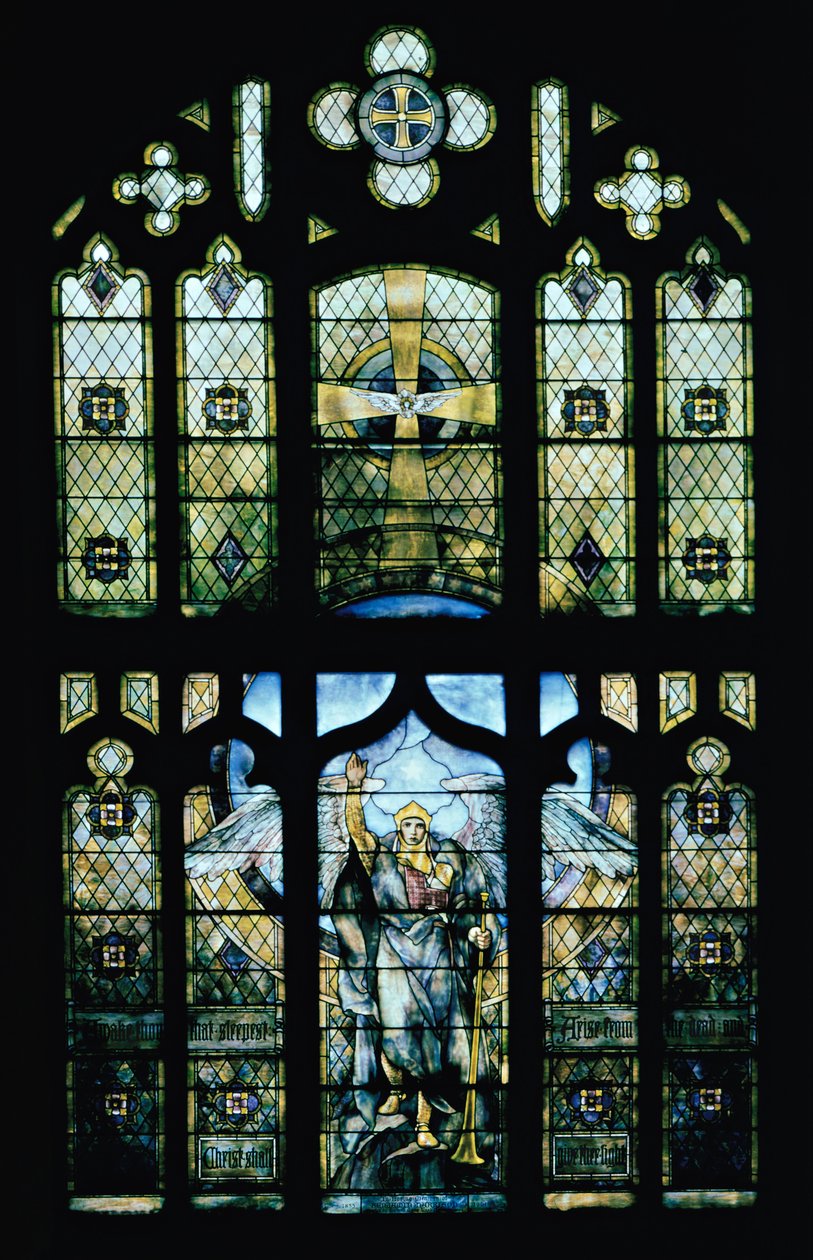 Ángel de la Resurrección de Louis Comfort Tiffany