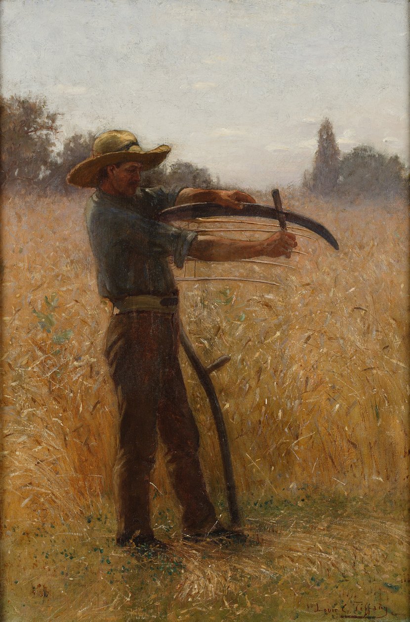 El segador de Louis Comfort Tiffany