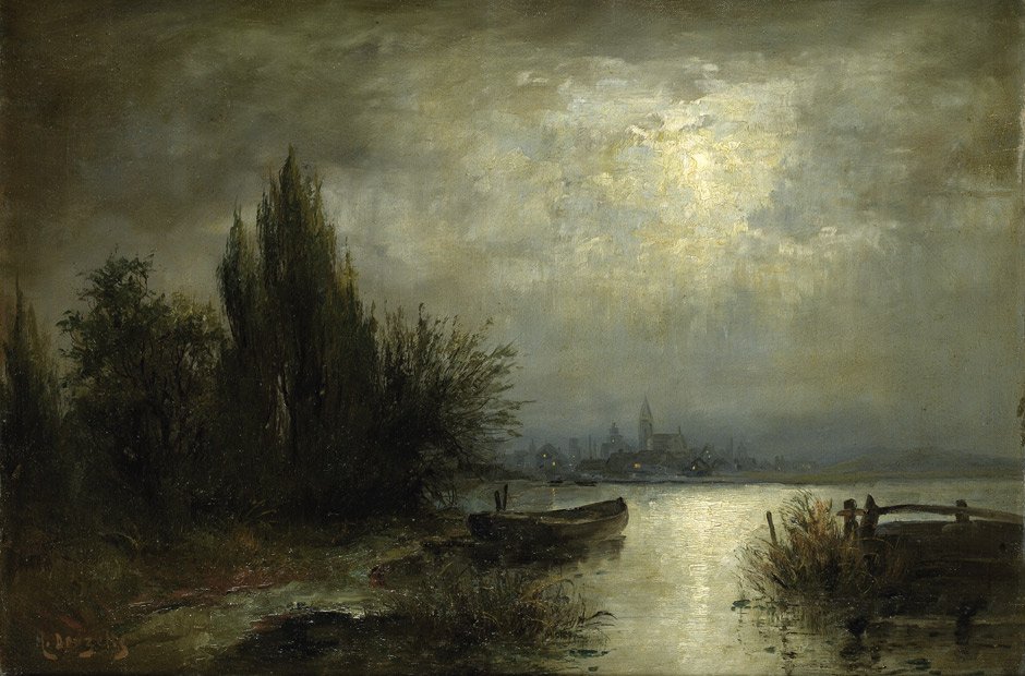 Noche de luna de Louis Douzette