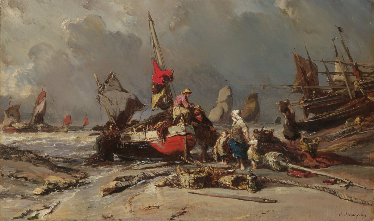 Después de la tormenta, 1869 de Eugene Isabey