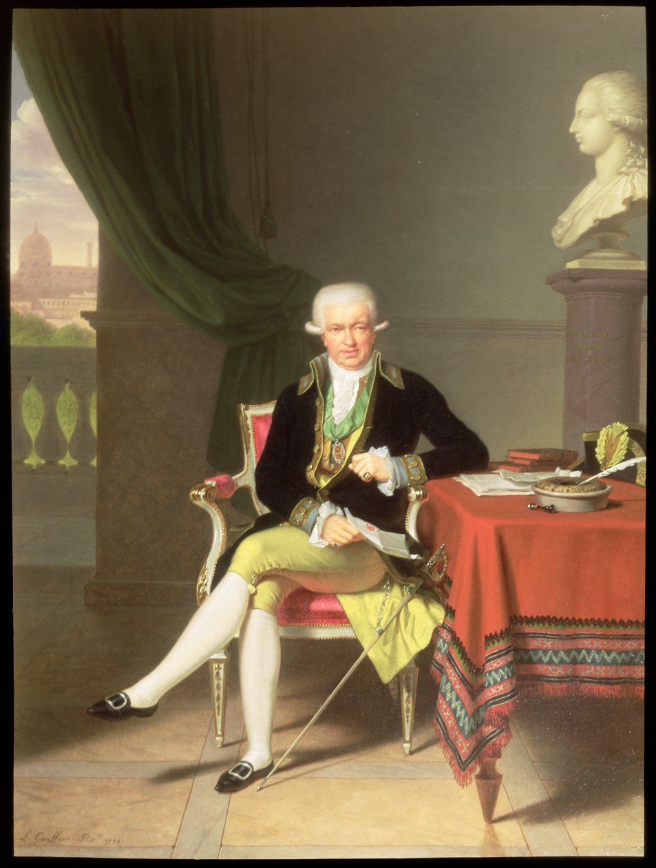 Retrato de Johan Claes Lagersvard (1756-1863), 1799 de Louis Gauffier