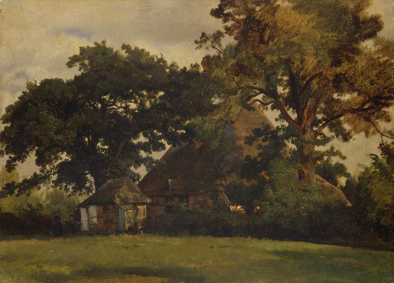 Casa de campo en Sierhagen, 1861 de Louis Gurlitt