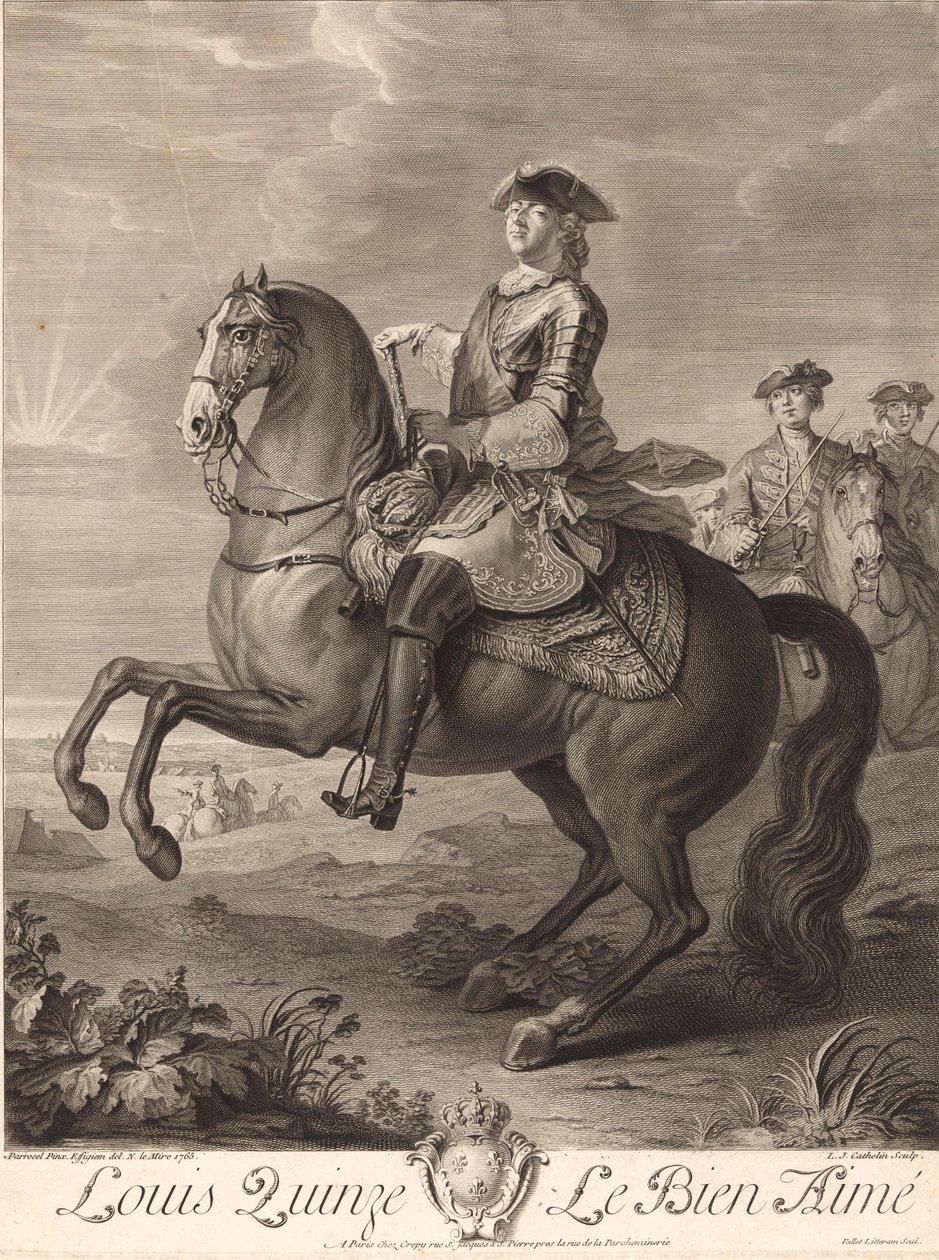 Luis XV de Louis Jacques Cathelin