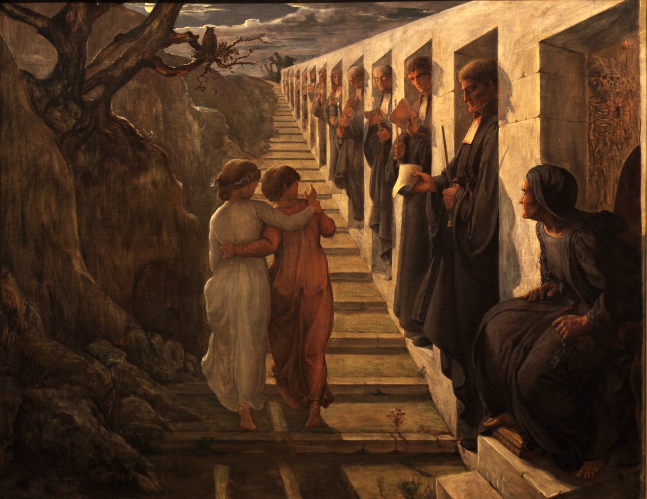 Poema del Alma - Mal camino de Louis Janmot