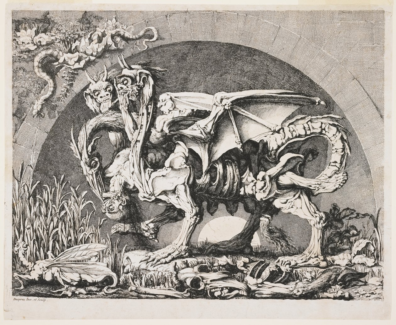 La Quimera, c. 1778-1780 de Louis Jean Desprez