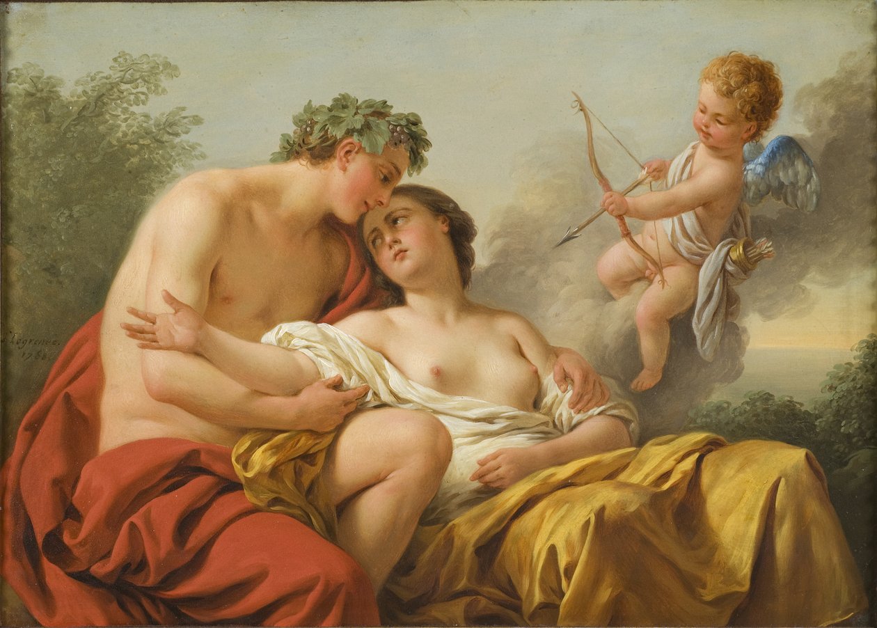 Baco y Ariadna, 1768 de Louis Jean François Lagrenée