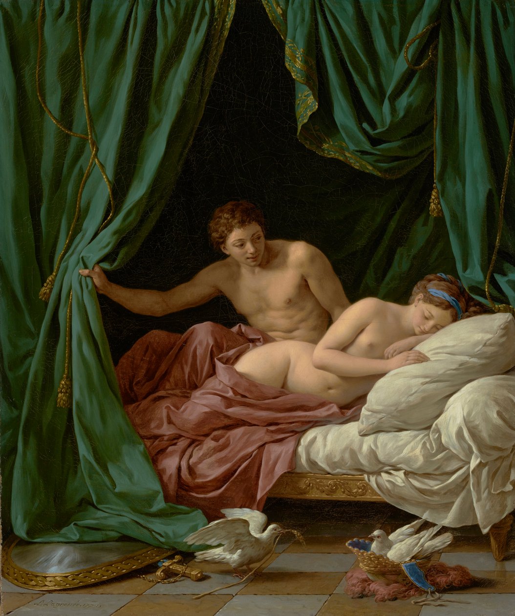 Marte y Venus, Alegoría de la Paz, 1770 de Louis Jean François Lagrenée