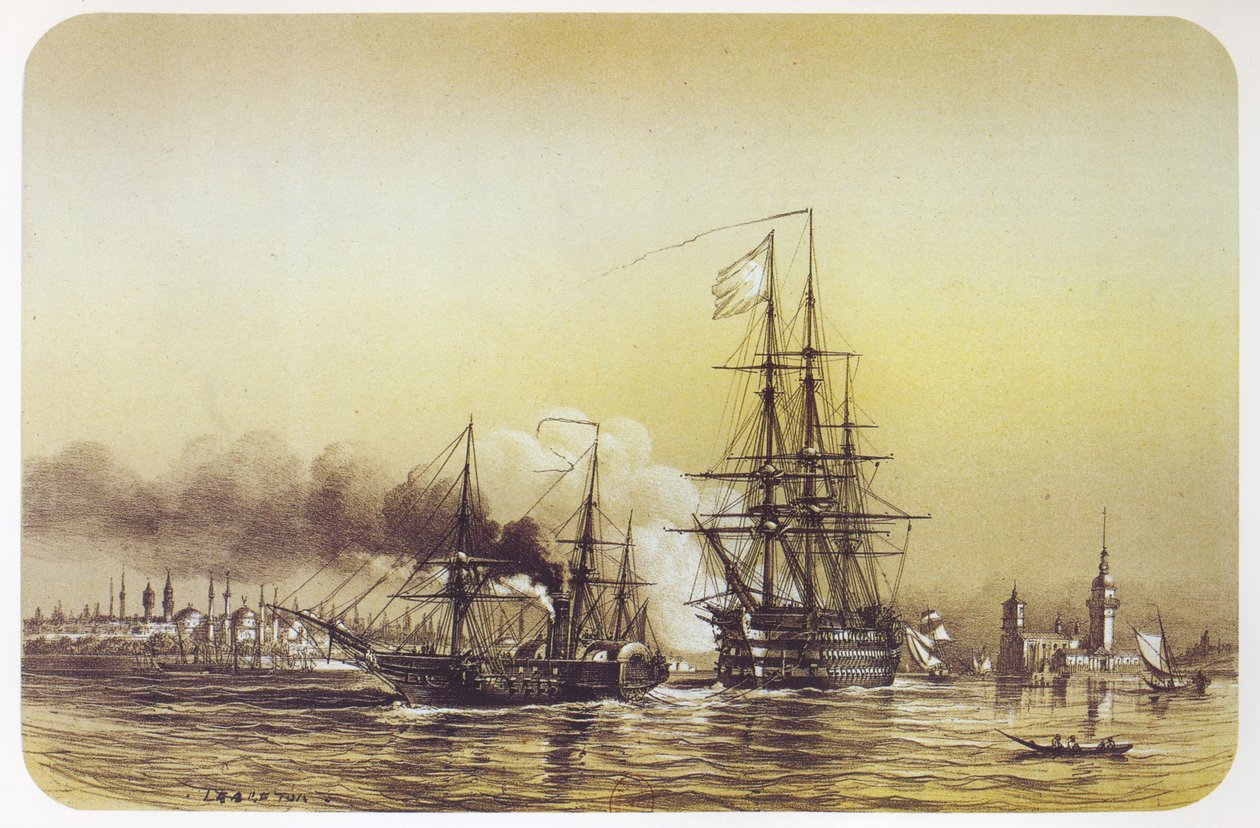 El Friedland después de encallar en Constantinopla de Louis Le Breton