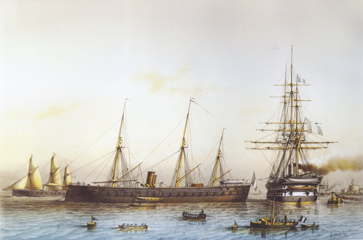 La Gloire y el Donawerth de Louis Le Breton