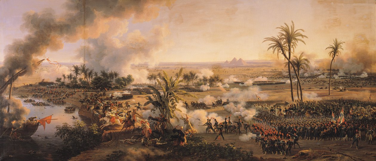 Batalla de las Pirámides, 21 de julio de 1798, 1806 de Louis Lejeune