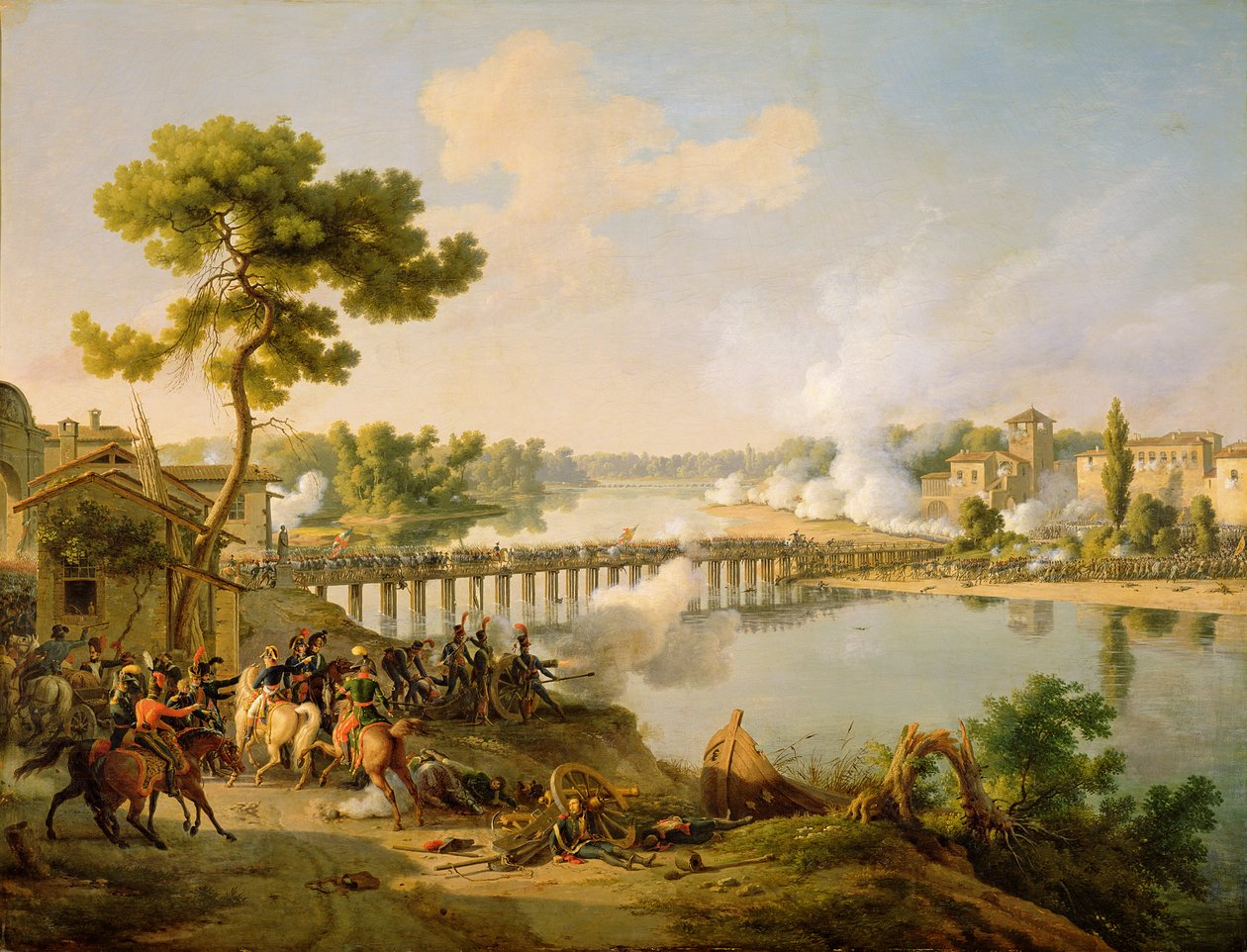 General Bonaparte (1769-1821) dando órdenes en la Batalla de Lodi, 10 de mayo de 1796, c.1804 de Louis Lejeune