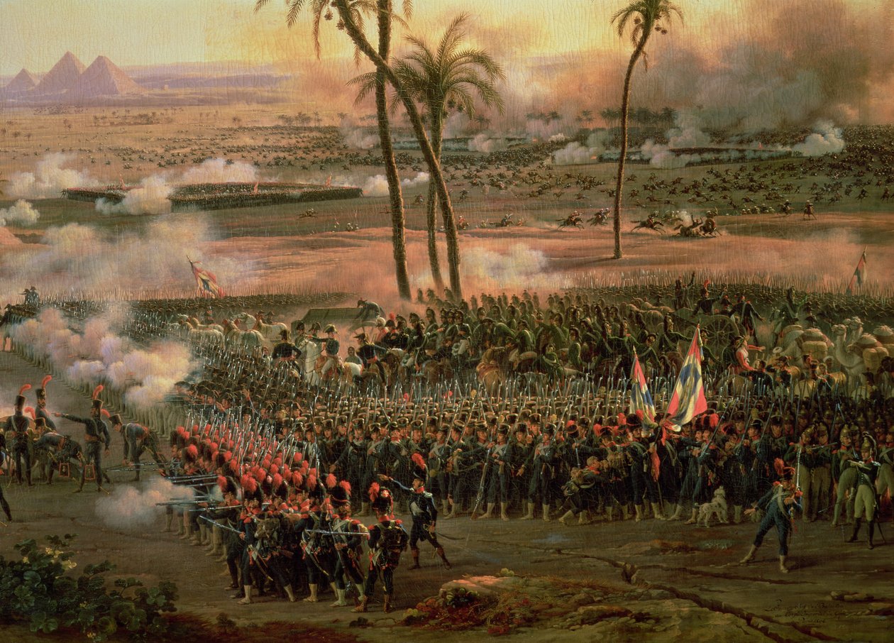 La Batalla de las Pirámides, 21 de julio de 1798, 1806 de Louis Lejeune